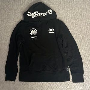 Mens american eagle black sweatshirt, size medium